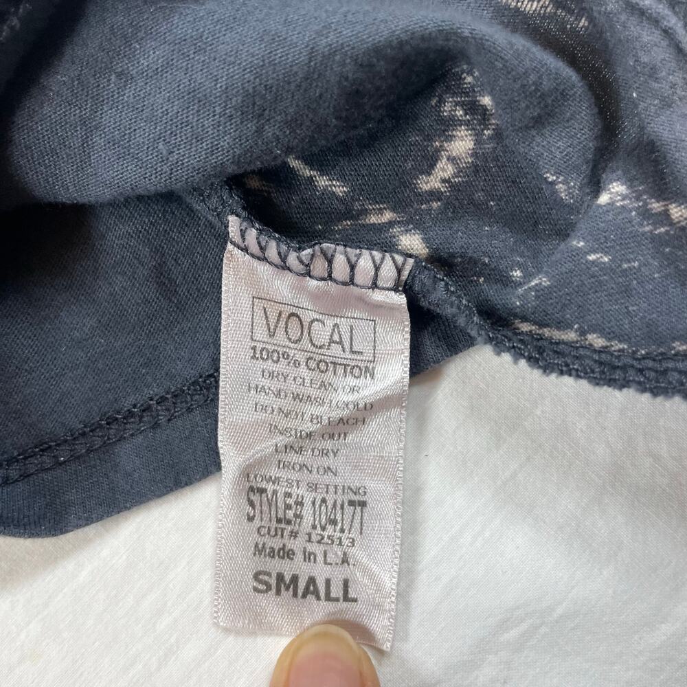 Vocal Embellished Cross Tank Top Lot 3 Blue Black Gray Crochet Lace Women’s S - Picture 6 of 11